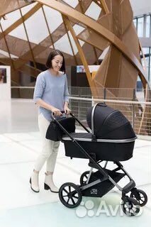 Коляска sweet baby ricci black 2в1