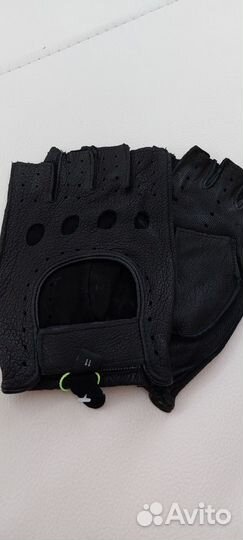 Мужские водительские перчатки из оленьей кожи