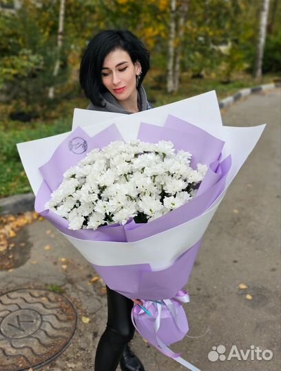 Букет гигант из ромашек (хризантемы)