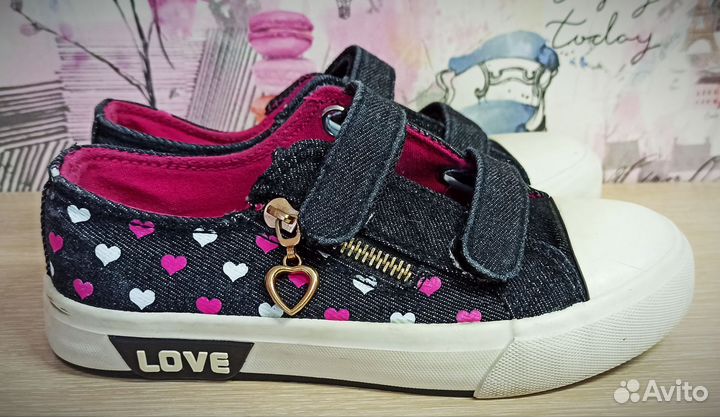 Кеды для девочки 33 34