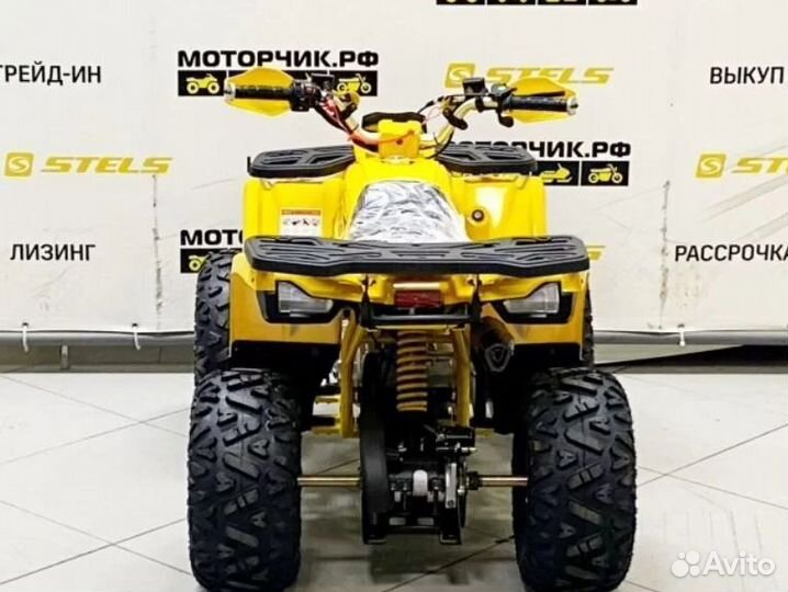 Детский квадроцикл MotoLand ATV 125 wild Х желтый