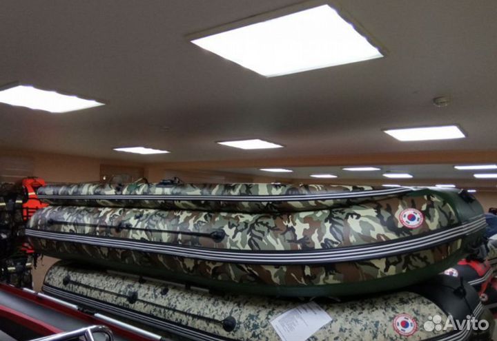 Лодка mishimo family lite 370, цвет камуфляж