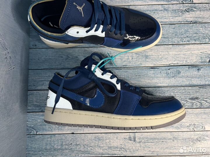 Кроссовки Nike Air Jordan 1 Low Obsidian (Poizon)