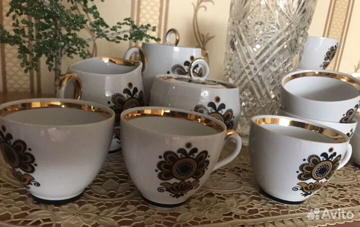 Набор столовой посуды СССР фарфор