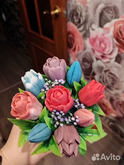 Букет из мыла