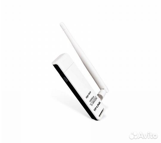 Wi-Fi адаптер TP-Link TL-WN722N, белый