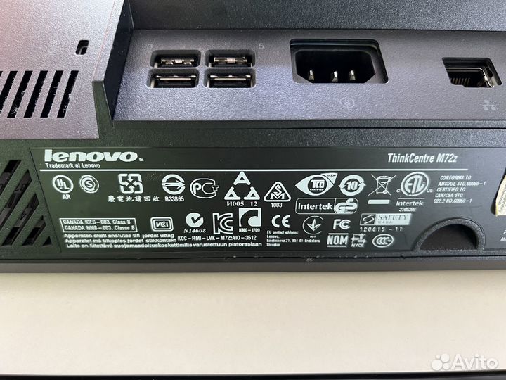 Моноблок lenovo thinkcentre M72z