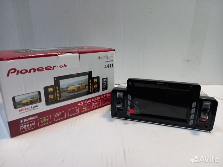Магнитола 1din Pioneer.ok 4411 4,3