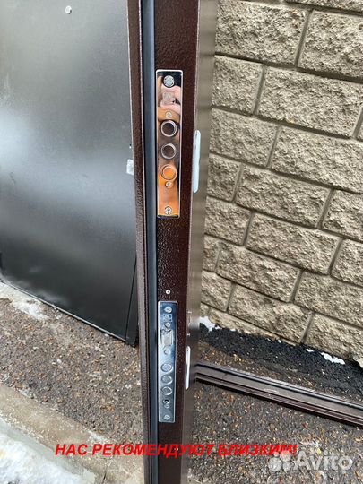 Тёплая дверь металлическая с бесплатной установкой