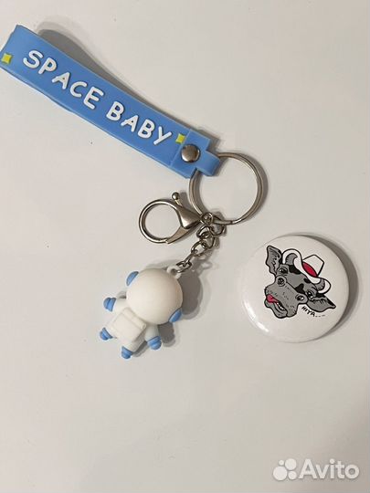 Брелок для ключей space baby космонавт