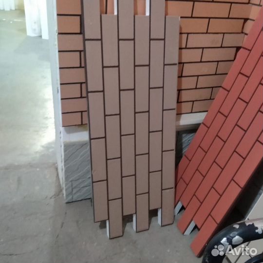 Фасадные панели, Амк, под кирпич, декор