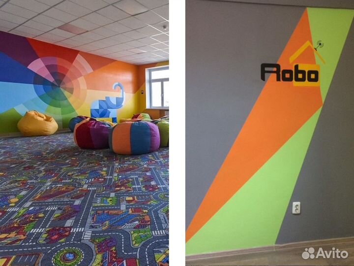 Роспись стен, художественные услуги