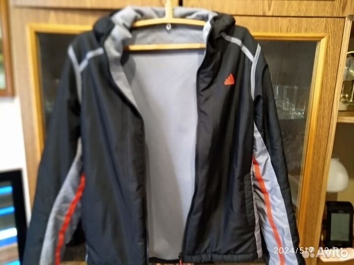 Куртка мужская adidas двух сторонняя 48-50