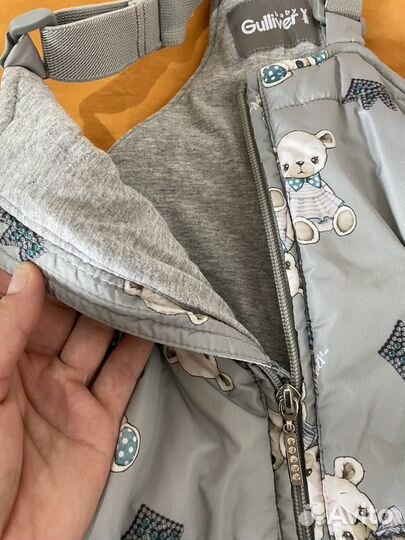 Зимний комбинезон для девочки 86