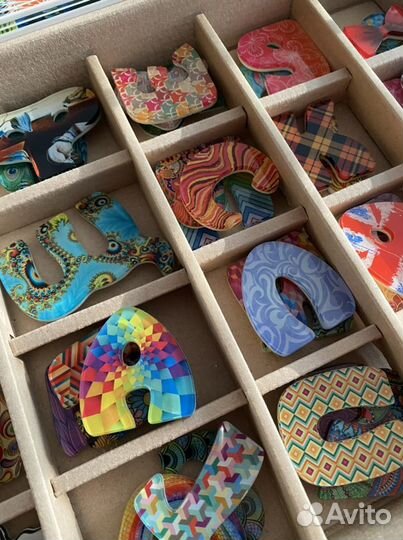 Счастливая азбука, магнитный набор