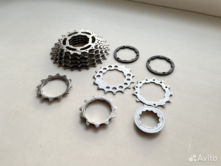 Вело запчасти (касета звезда ротор руль адаптер)