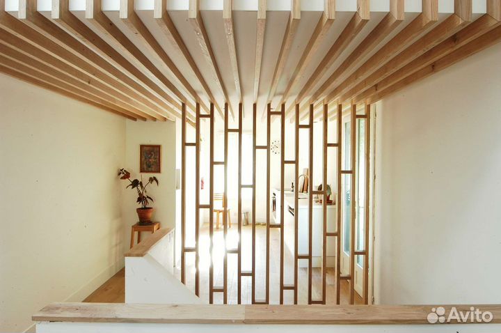 Реечная перегородка