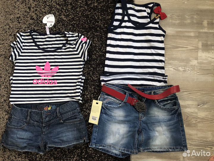 Костюмчики, Капри, бриджи, шорты, рубашки