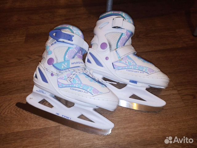 Коньки раздвижные размер 26-31