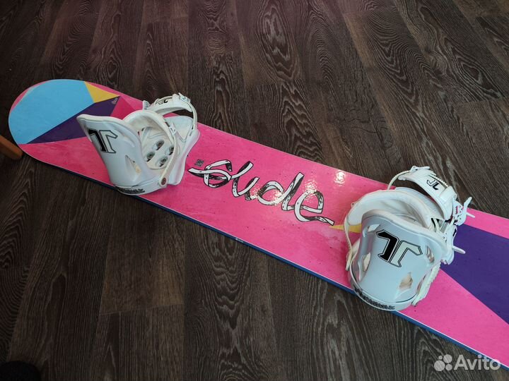 Сноуборд комплект с креплениями и ботинками