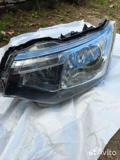 Стекло фары mitsubishi outlander 3