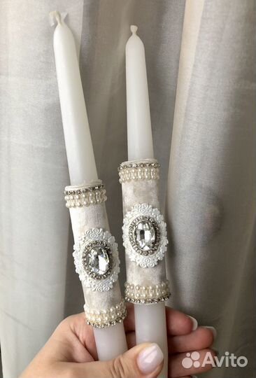 Свадебные свечи, подсвечник, семейный очаг