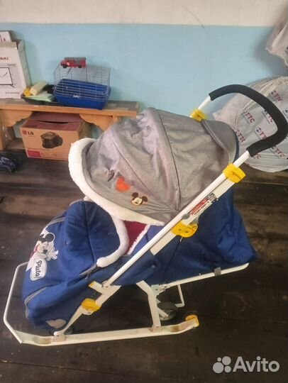 Коляска санки