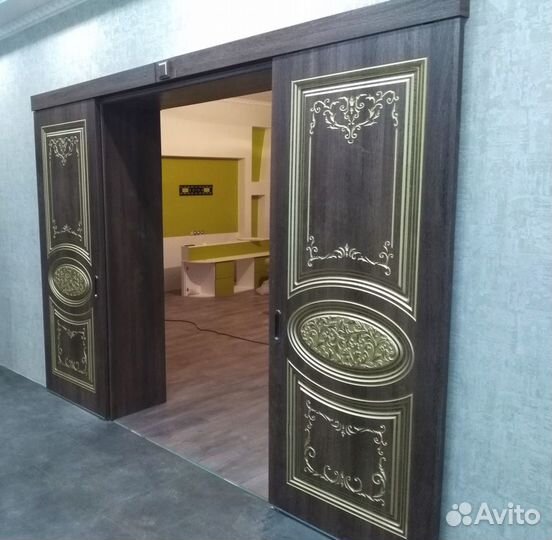 Межкомнатные двери-купе, раздвижные, книжки и др