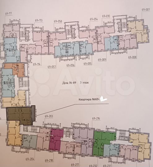 3-к. квартира, 87,9 м², 3/4 эт.