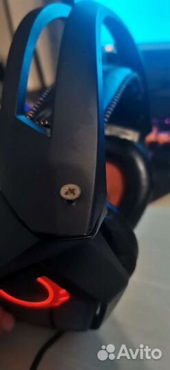 Продам игровые наушники Asus strix 7.1 черный