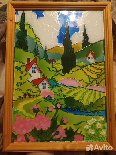 Картина на стекле