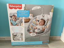 Шезлонг fisher price плюшевый щенок