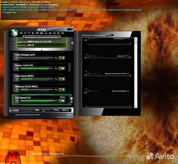 Видеокарта Gigabyte GTX 970 4gb