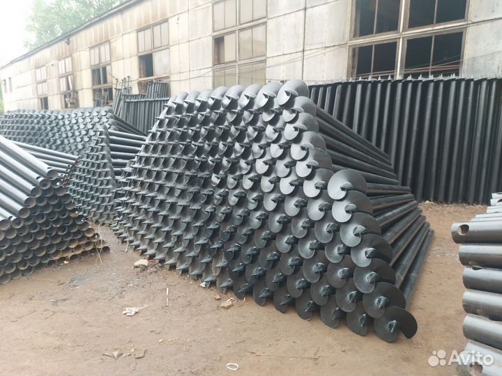 Винтовые сваи в ассортименте. Монтаж. Доставка