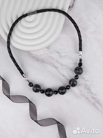 Колье с натуральными камнями 