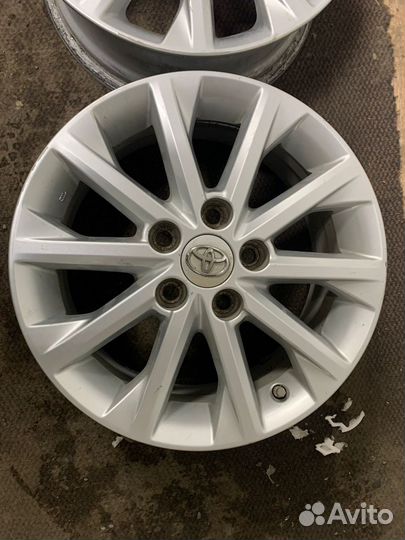 Оригинальные диски на toyota camry r16