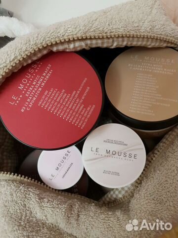 Le mousse мусс, скраб для лица / для губ