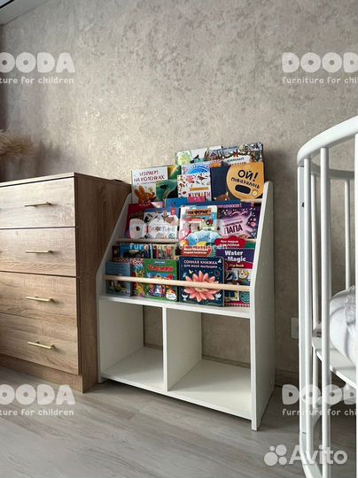 Стеллаж детский для игрушек / Развивающая мебель