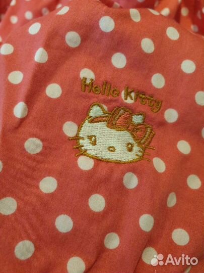 Платье летнее Hello kitty,р.150-152