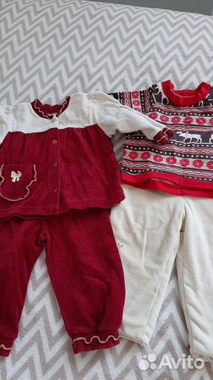 Детские вещи пакетом для девочек 62-80