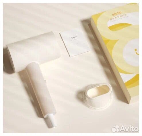 Фен для волос doco Hair Dryer AN001 (Milky)