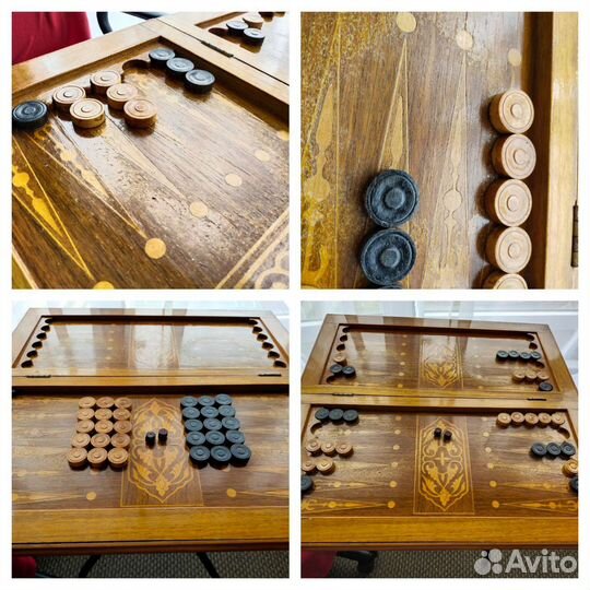 Нарды старинные СССР большие 66х65