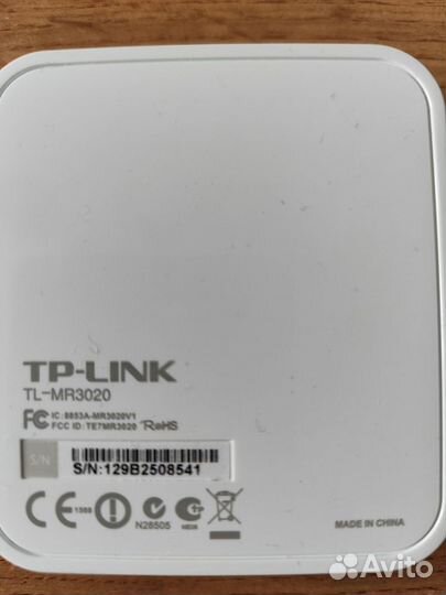 Портативный Wi-Fi роутер TP-link TL-MR3020