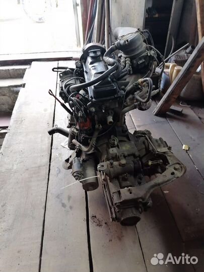 Двигатель и коробка на Фольксваген Джетта 2 1989 г