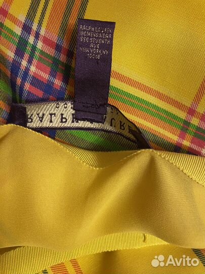 Ralph lauren юбка шёлковая 100%