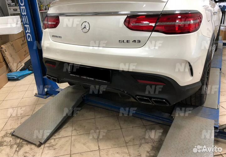 Диффузор 63 AMG Mercedes GLE Coupe