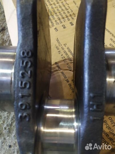 Коленвал cummins 3915258