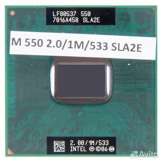 Процессор для ноутбука Intel Celeron M 550 Socket
