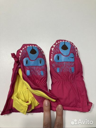Варежки детские Декатлон (quechua, wedze) и Lassie