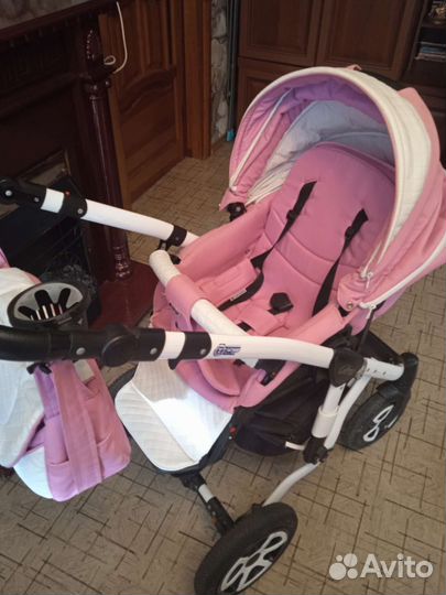 Коляска 2 в 1 + авто люлька от 0 мес